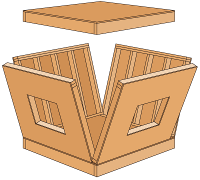 ツーバイフォー工法イメージ図2